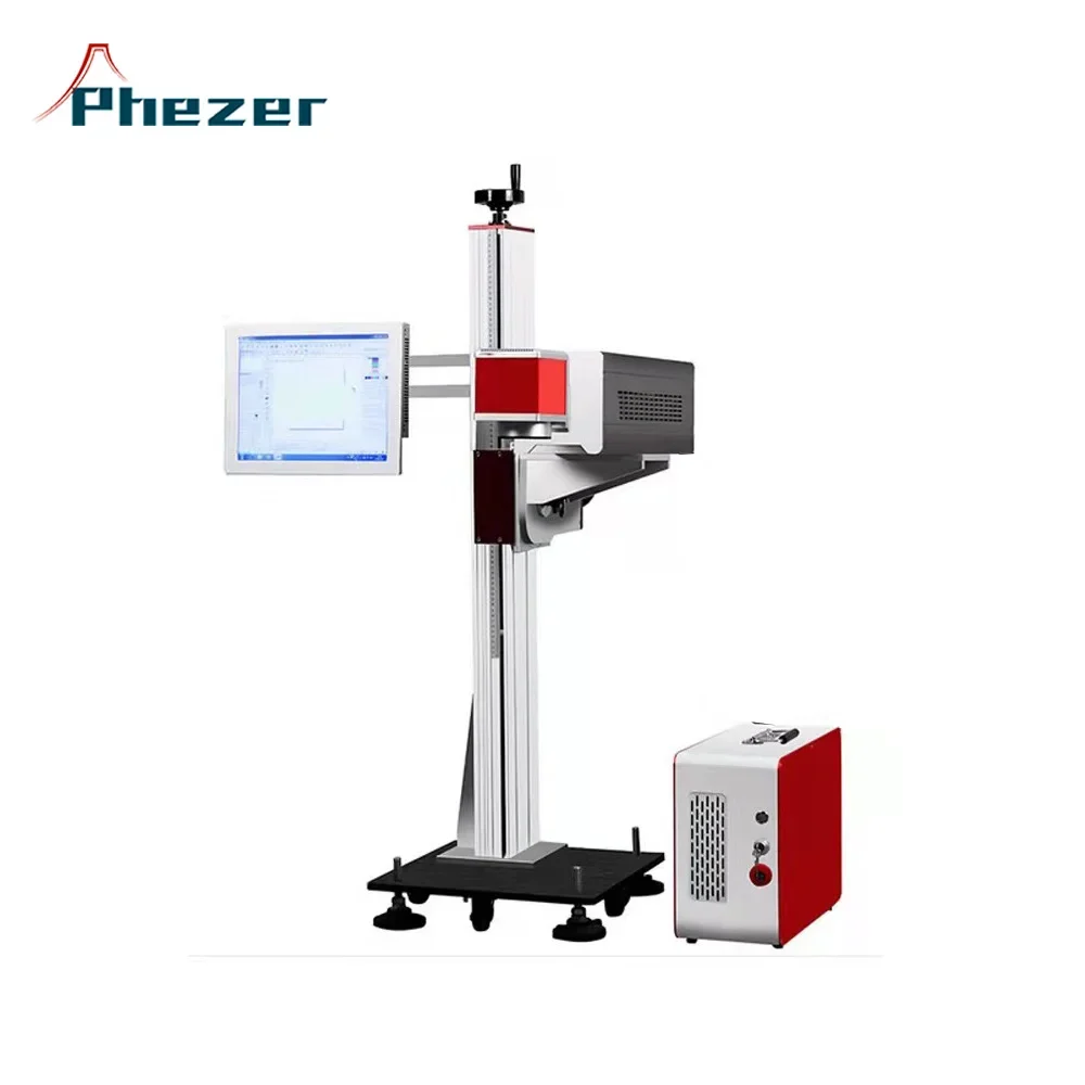Fiber Laser Marking Machine 30W - آلة وسم بالليزر للأنابيب/الأكياس/الزجاجات المصنوعة من