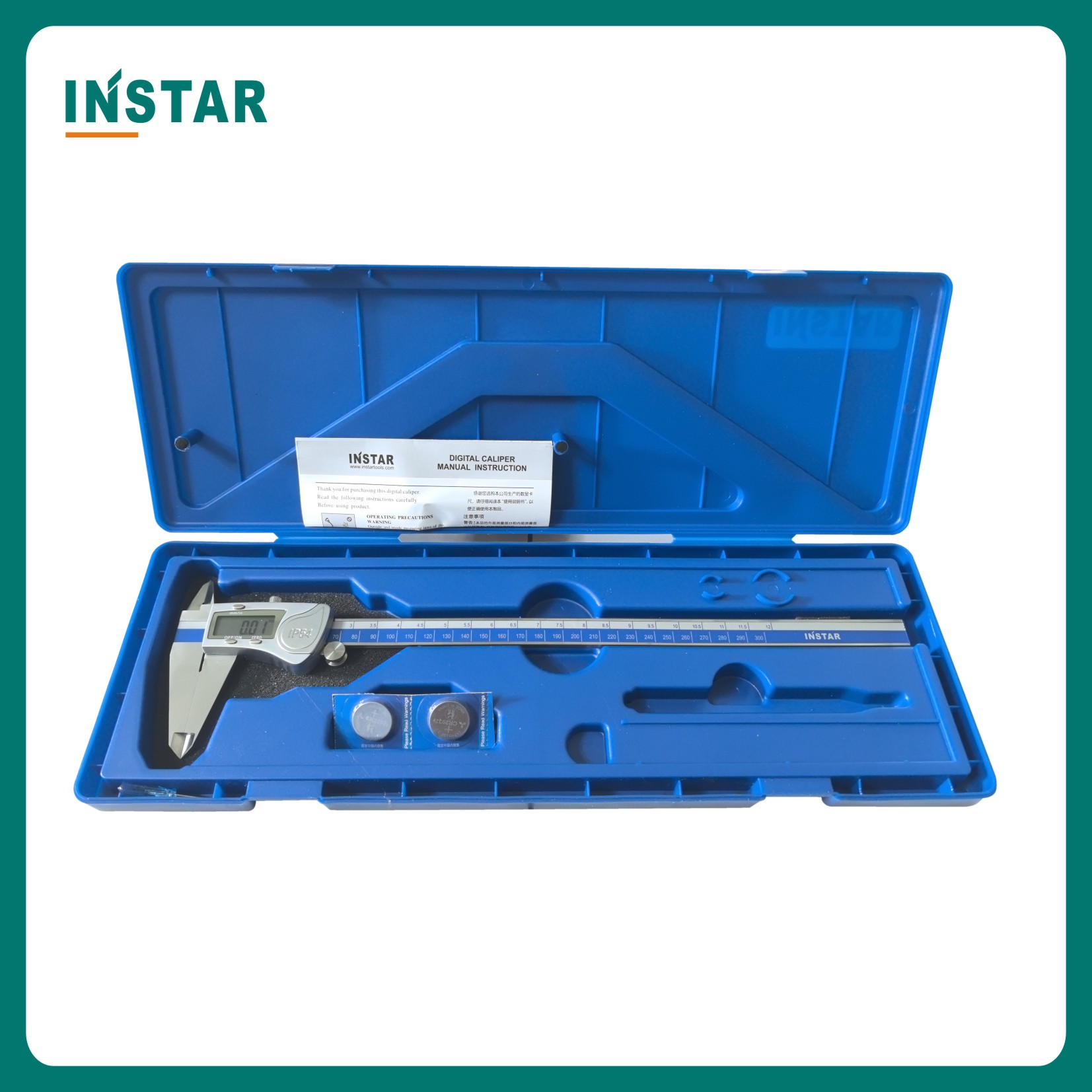 INSTAR فرجار رقمي 0-300 مم فرج - مراجعة Digital Caliper 150Mm Stainless Steel وسعره