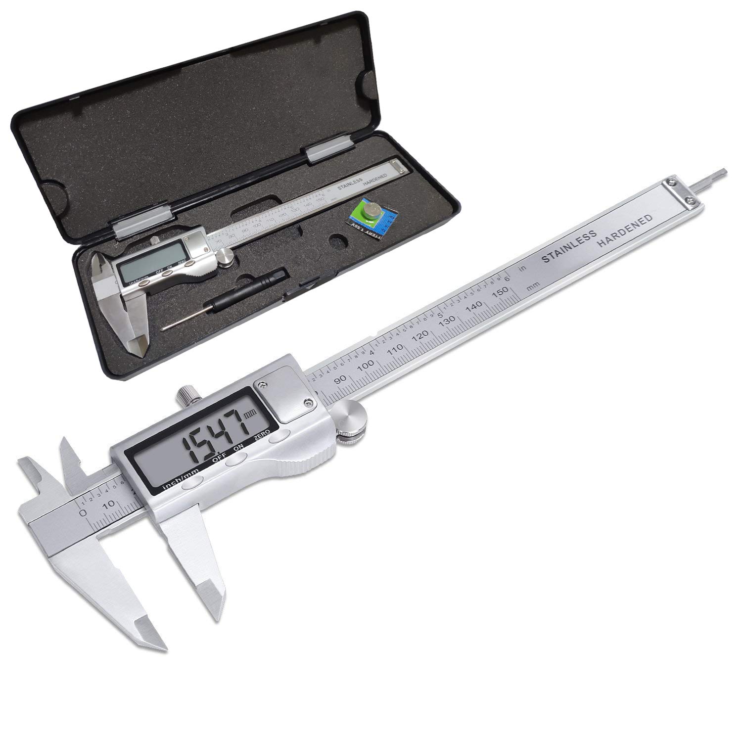 فرجار رنيي إلكتروني رقمي من ال - مراجعة Digital Caliper 150Mm Stainless Steel وسعره