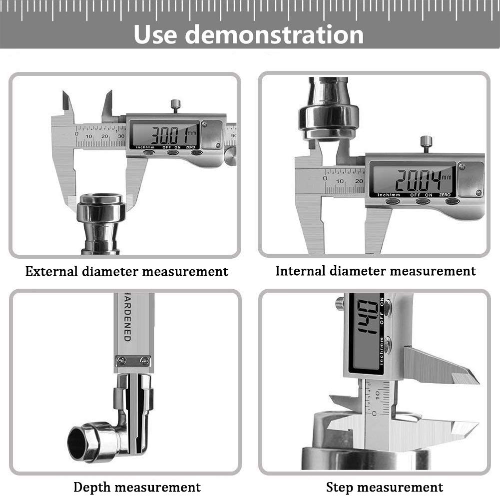 فرجار رنيي إلكتروني رقمي من ال - مراجعة Digital Caliper 150Mm Stainless Steel وسعره