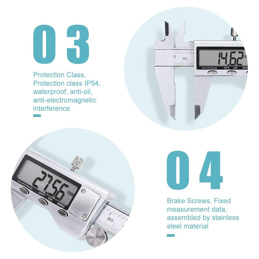 فرجار رنيي إلكتروني رقمي من ال - مراجعة Digital Caliper 150Mm Stainless Steel وسعره
