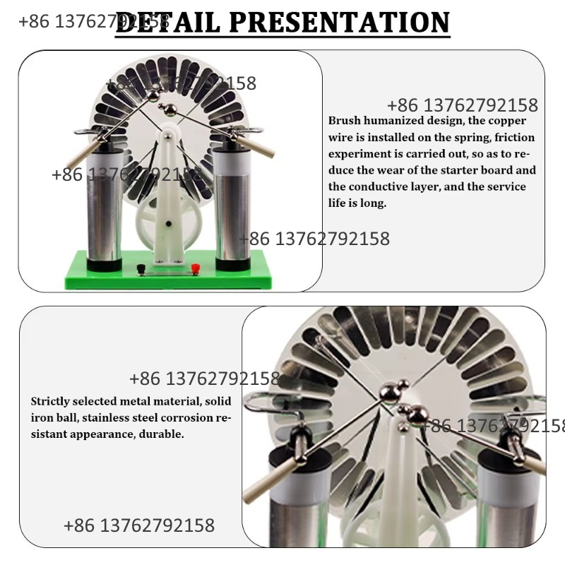 جهاز ويمشورست للكهرباء الساكنة - مراجعة Lab Equipment وسعره
