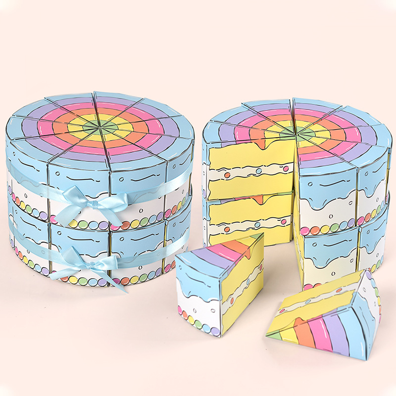 صندوق هدايا ورقي على شكل كعكة  - مراجعة Packaging وسعره