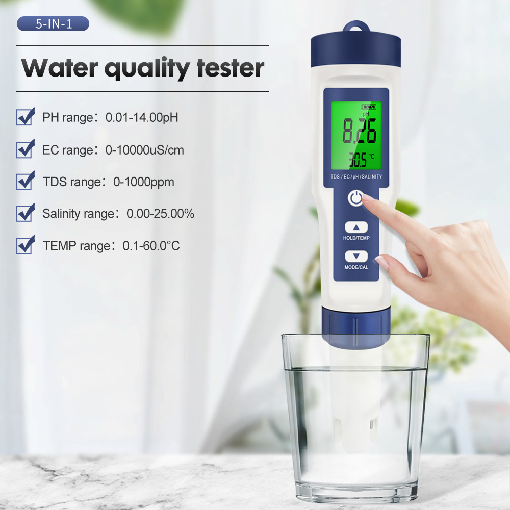 جهاز اختبار جودة المياه الاحتر - مراجعة Ph Meter Digital Water Tester وسعره